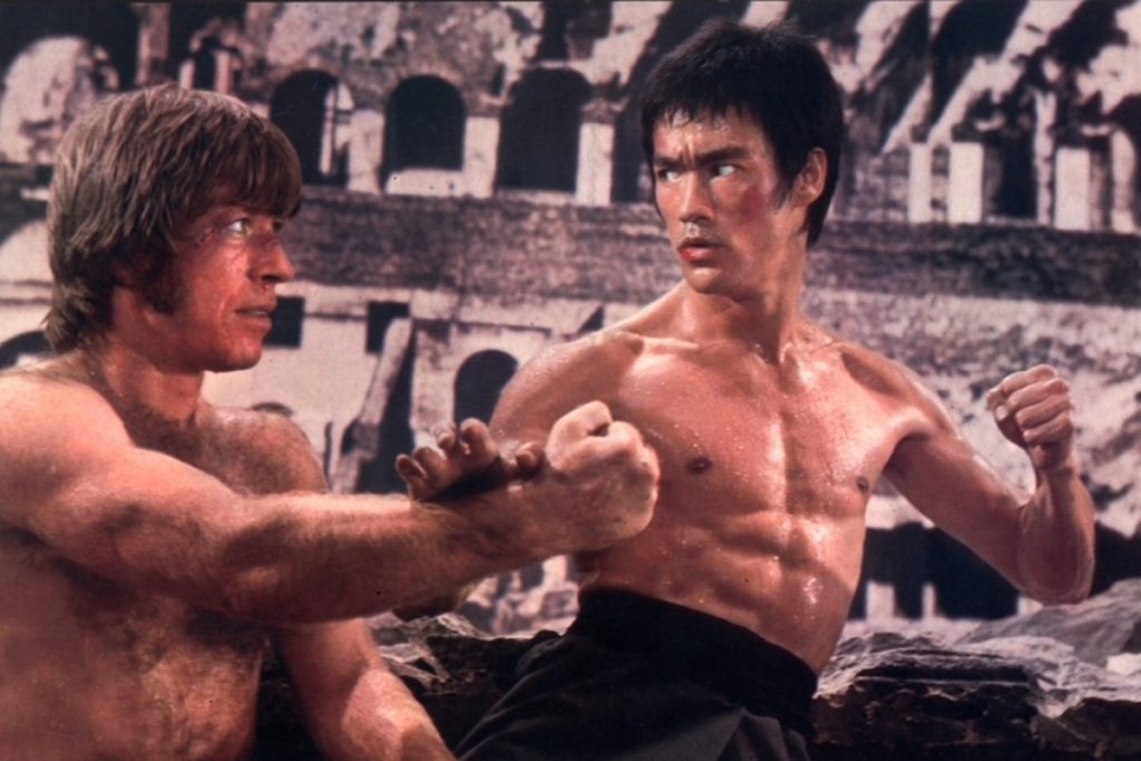 Bruce Lee e Chuck Norris